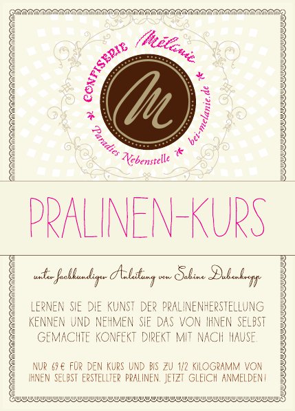 Confiserie Melanie Pralinenkurs